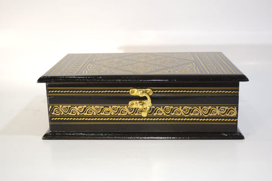 Wooden Jewellery Box -Premium Quality Carved (9x6)