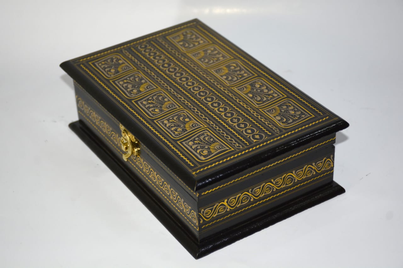 Wooden Jewellery Box -Premium Quality Carved (9x6)