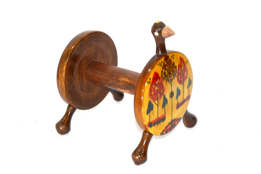 Wooden Tissue Roll Holder -Duck Shape